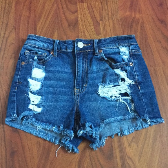 Mixed Brand lot of 4 denim summer shorts size 2 - Picture 5 of 16